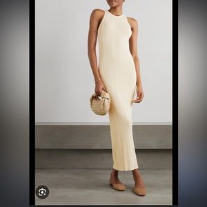 Toteme Ribbed Knit Maxi Dress